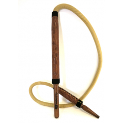 Traditionel tyrkisk læder slange brunt håndtag