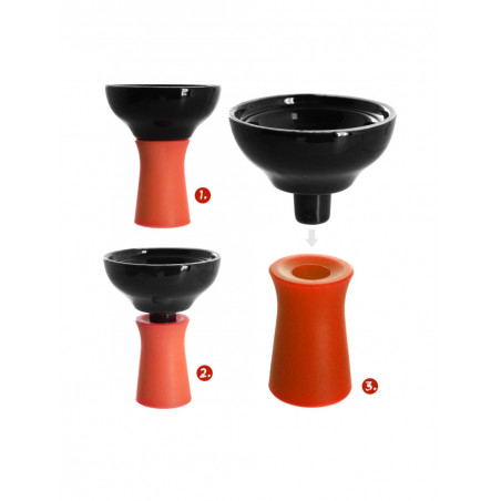 KAYA ELOX Eco Slice Rød vandpibe