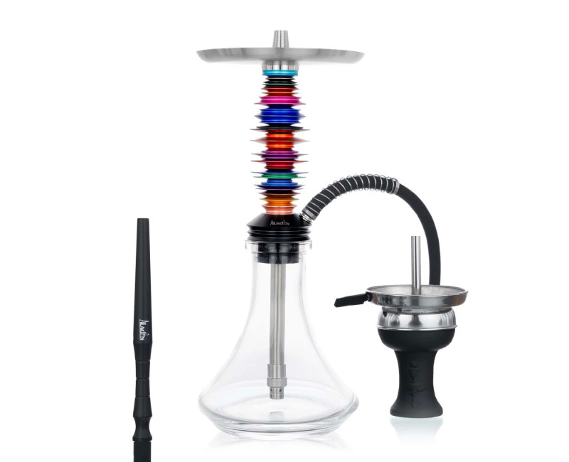 Aladin Alux M9 Tęczowa Fajka Wodna
