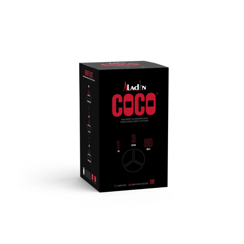 Tom Cococha Blue węgiel do fajki wodnej – 1 kg | Węgiel do fajki wodnej