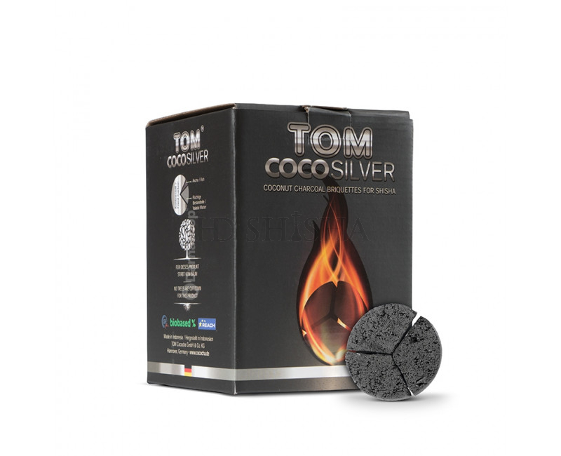 Tom Cococha Silver 3 delt vandpibe kul – 1 kg