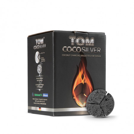 Tom Cococha Silver 3 delt vandpibe kul – 1 kg