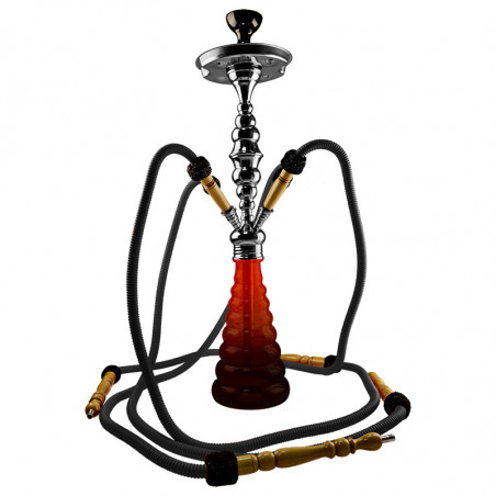 Aladin Roy 34 sort vandpibe med 4 slanger