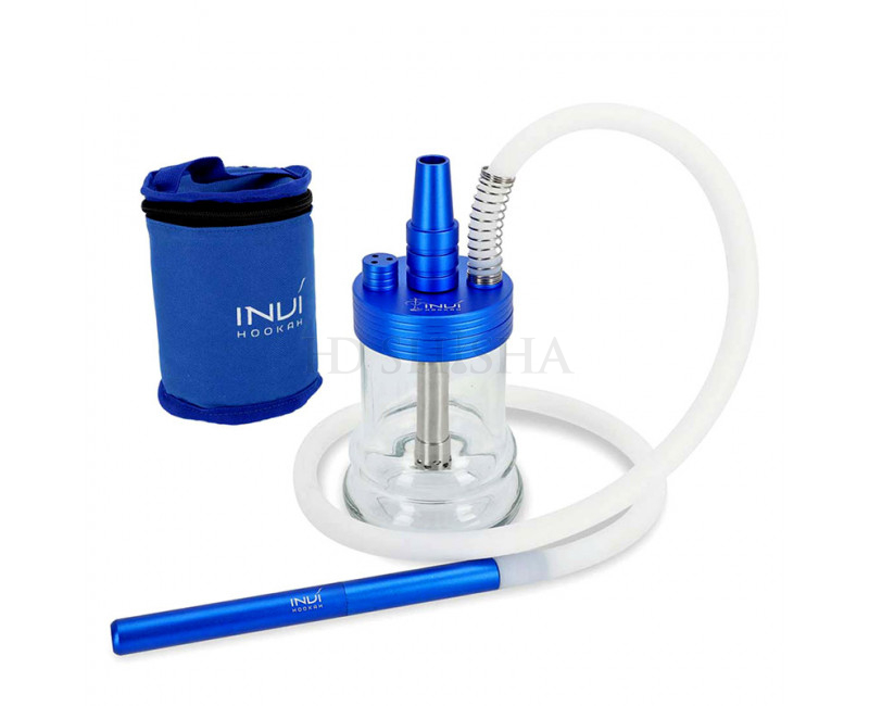 Aladin Nano blå vandpibe klar vase